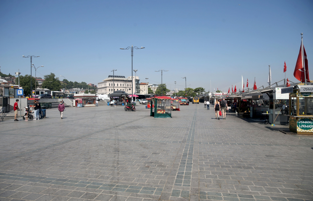 Dün insan kaynıyordu, bugün kimse yok! İşte sokağa çıkma kısıtlamasında İstanbul'dan fotoğraflar 5