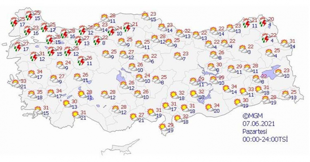 Meteoroloji uzmanı uyardı! Yıldırım ve doluya dikkat! 3