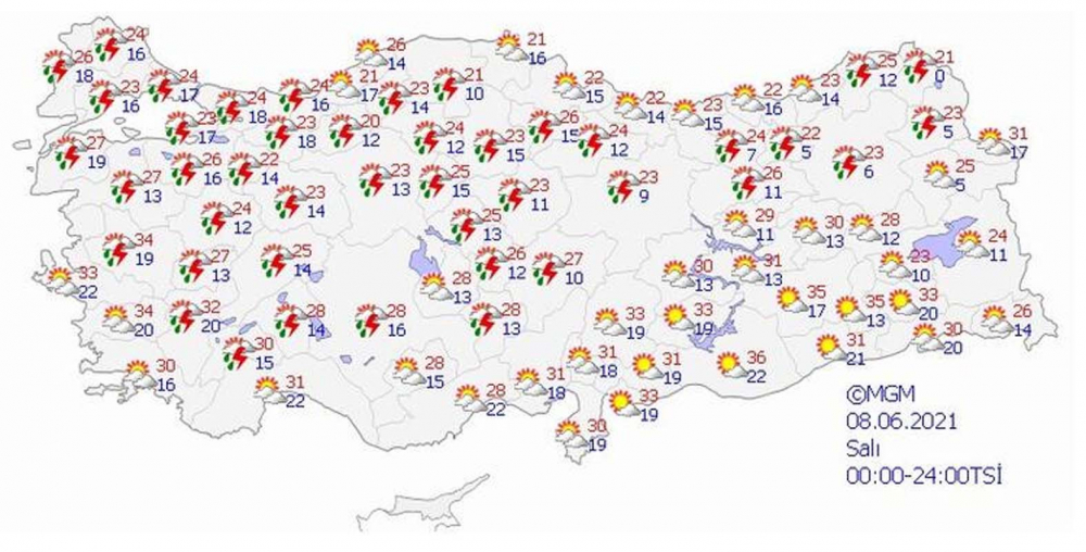 Meteoroloji uzmanı uyardı! Yıldırım ve doluya dikkat! 4