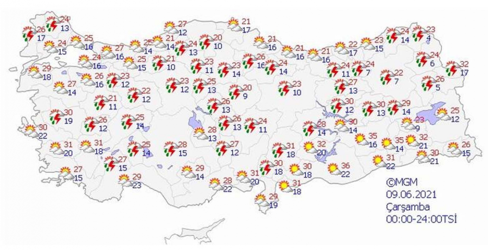 Meteoroloji uzmanı uyardı! Yıldırım ve doluya dikkat! 5