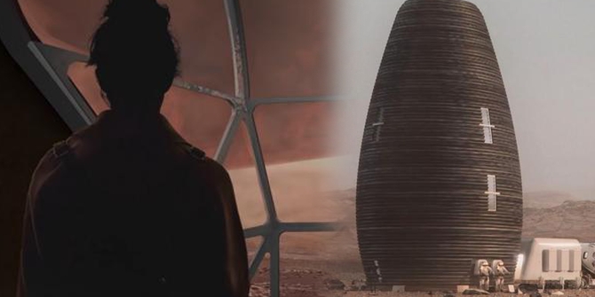 Mars'a yapılacak konutları NASA tanıttı...