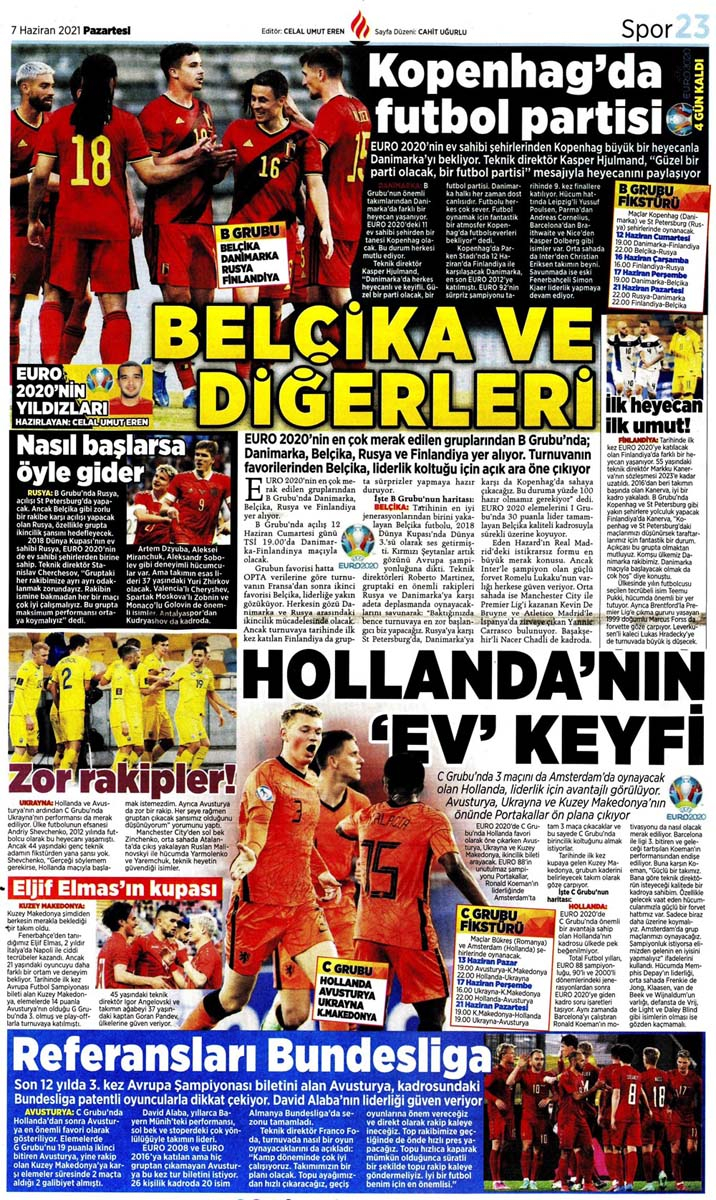 Bugünün spor manşetleri ( 7 Haziran 2021 spor gazetesi manşetleri) | Transfer haberleri 22