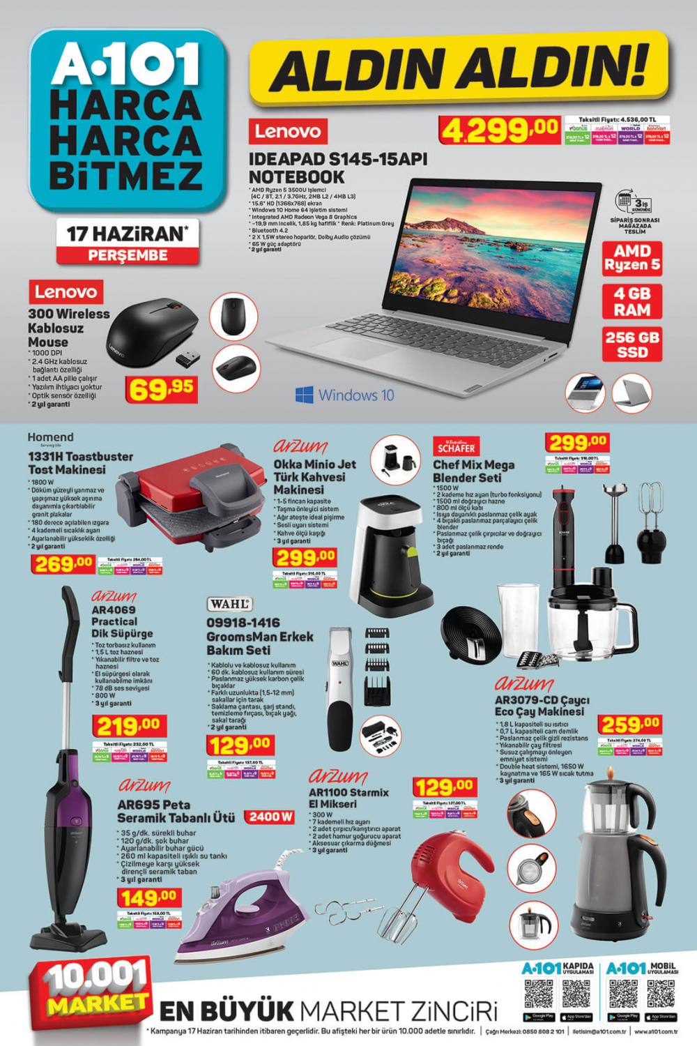 18 Haziran A101 aktüel ürünler kataloğu | A101 aktüel ürünlerde bu hafta neler var? 1