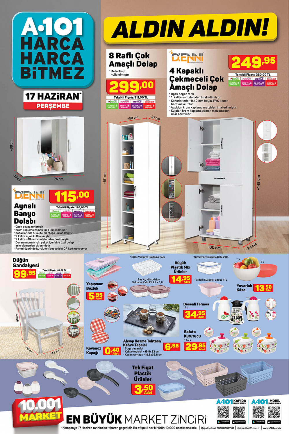 18 Haziran A101 aktüel ürünler kataloğu | A101 aktüel ürünlerde bu hafta neler var? 3