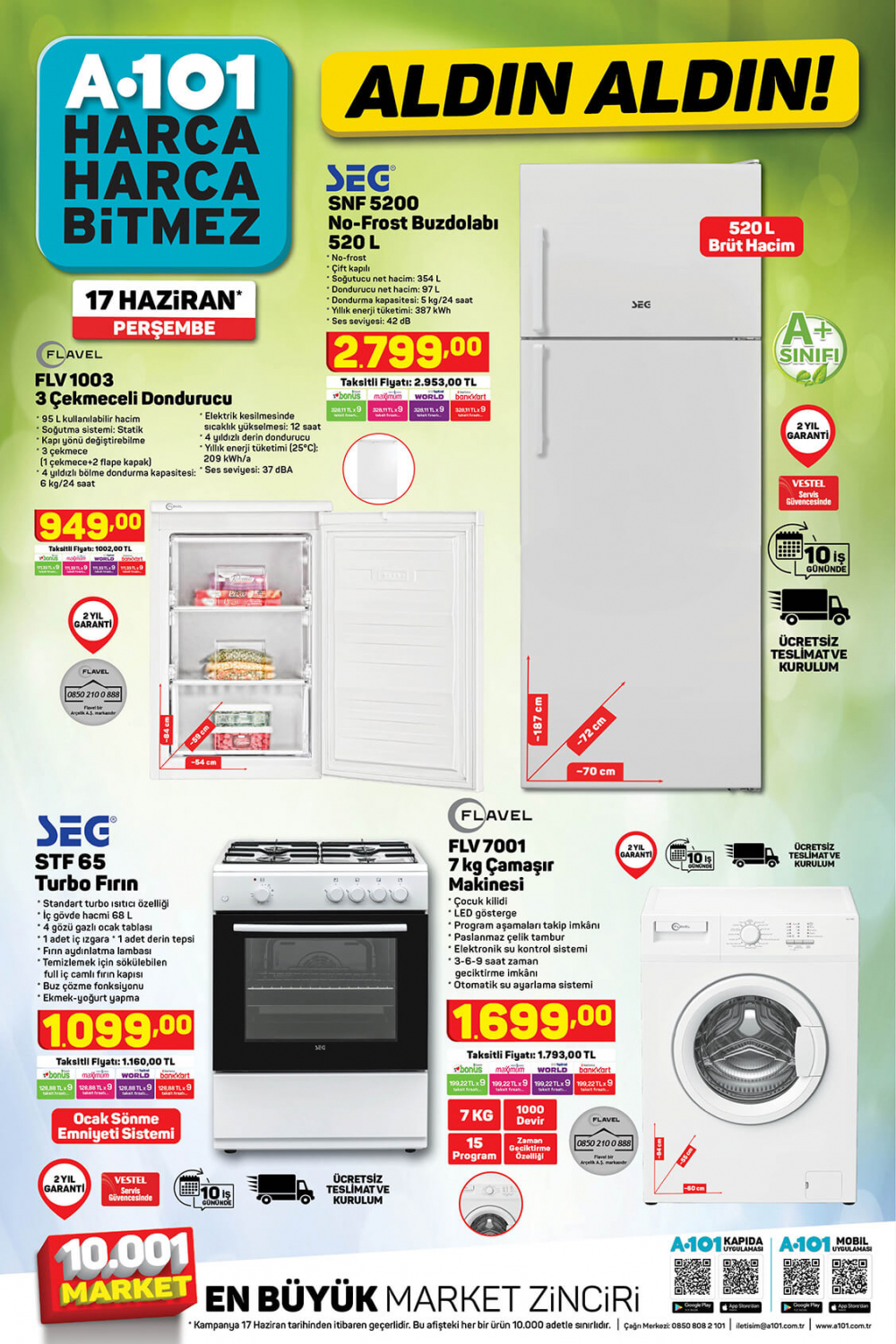 18 Haziran A101 aktüel ürünler kataloğu | A101 aktüel ürünlerde bu hafta neler var? 4