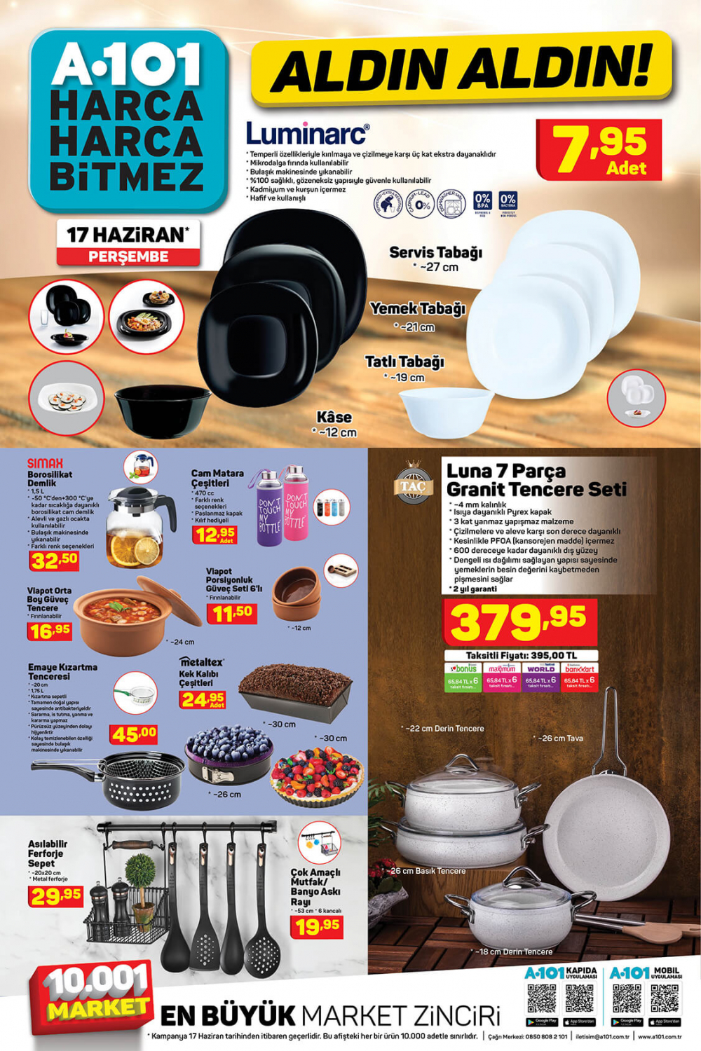 18 Haziran A101 aktüel ürünler kataloğu | A101 aktüel ürünlerde bu hafta neler var? 7