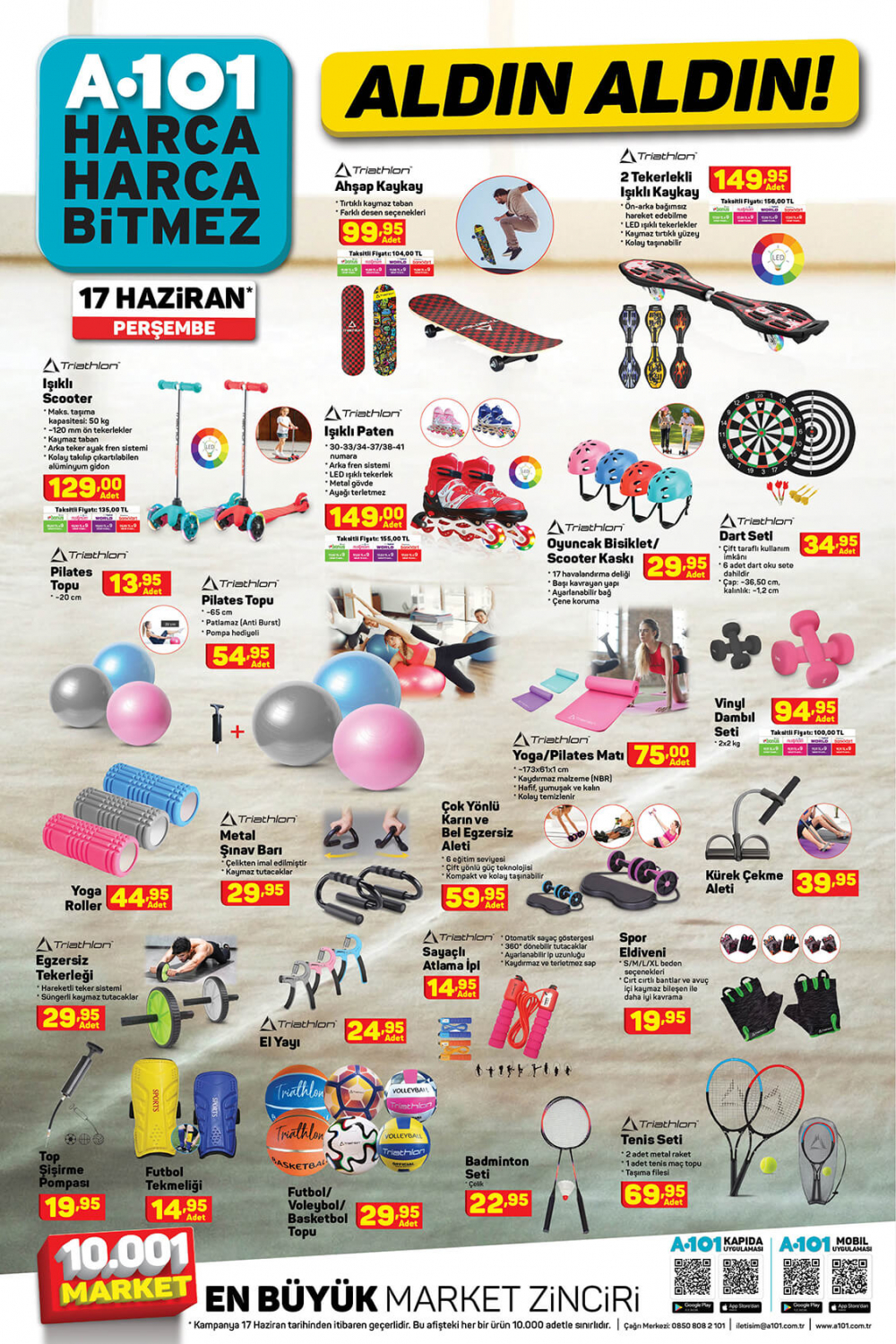 18 Haziran A101 aktüel ürünler kataloğu | A101 aktüel ürünlerde bu hafta neler var? 8