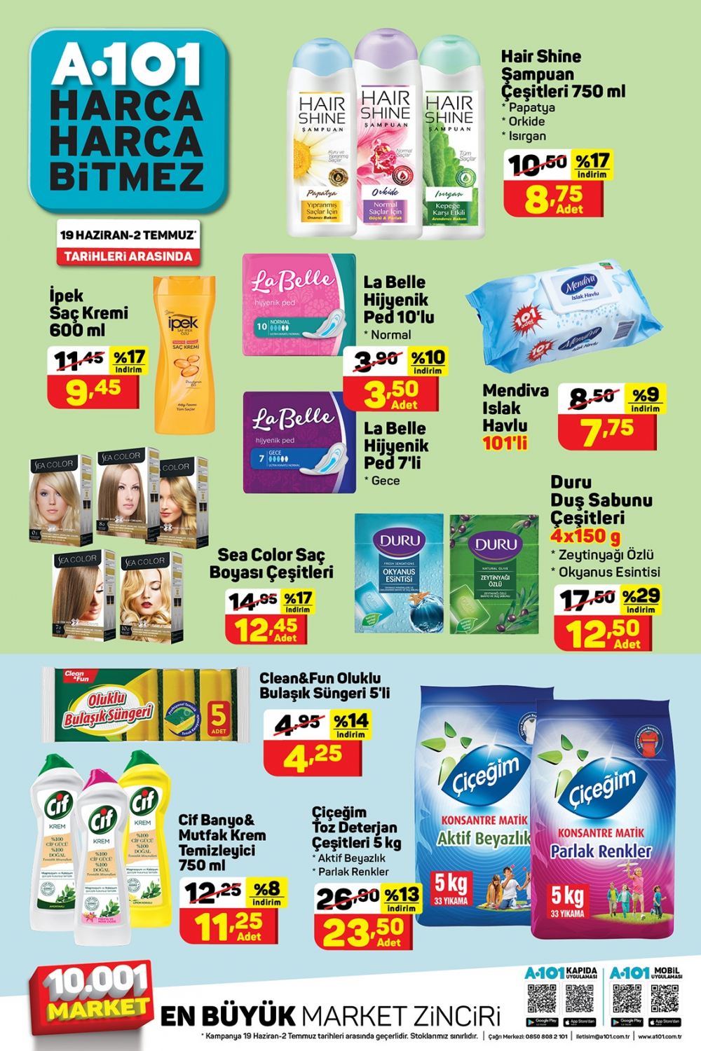 25 Haziran A101 aktüel ürünler kataloğu | A101'de bu hafta indirim üstüne indirim! 18