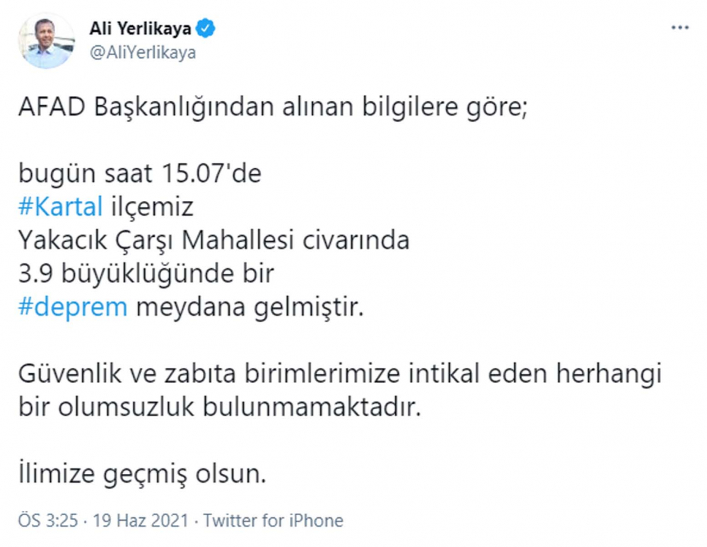 İstanbul'da deprem korku dolu anlar yaşattı! Depremi hisseden ünlü isimlerden paylaşımlar 8