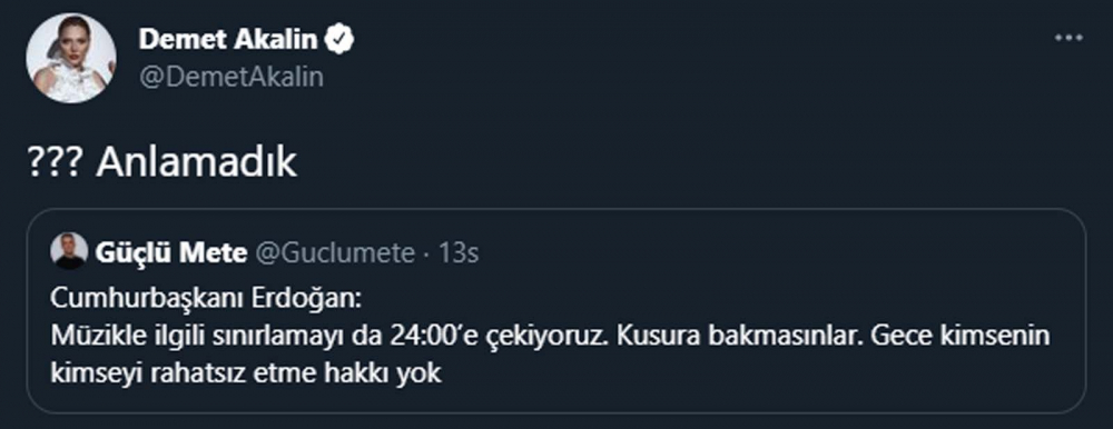 'Müzik kısıtlaması' kararın ardından ünlü isimler sosyal medyayı salladı! Tepkilerini işte böyle gösterdiler! 5