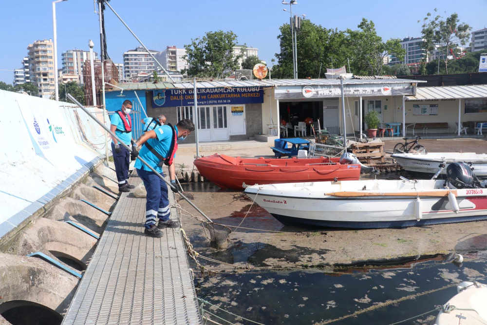 İstanbul'da müsilajla mücadele tam gaz sürüyor! İşte çalışmalardan fotoğraflar... 6