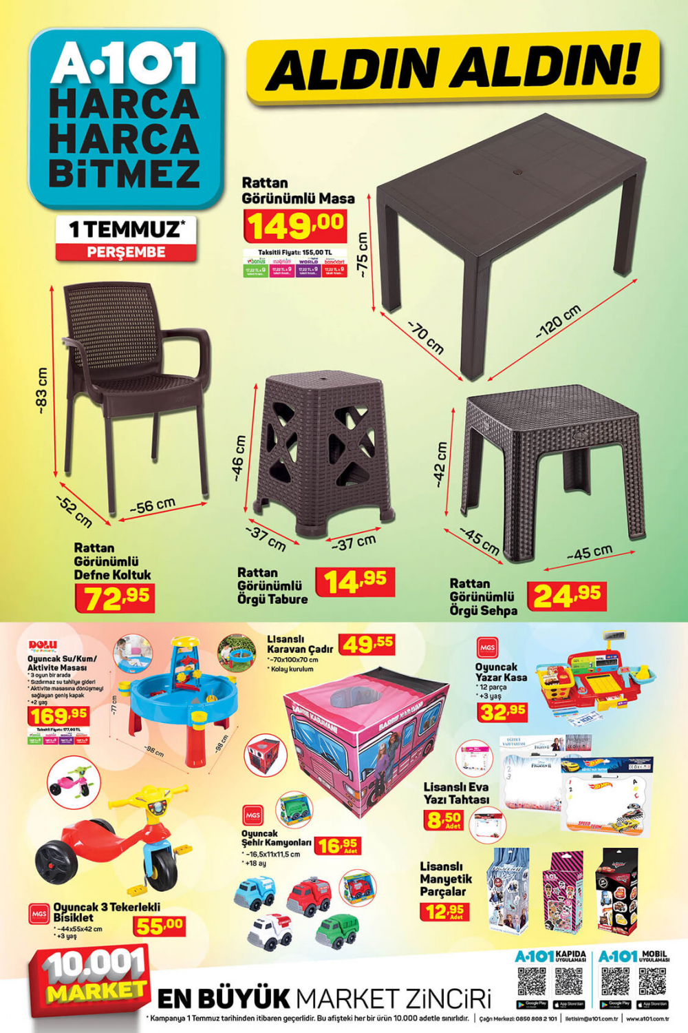 9  Temmuz A101 aktüel ürünler kataloğu | A101'de Kurban Bayramına özel şok indirimler! 11