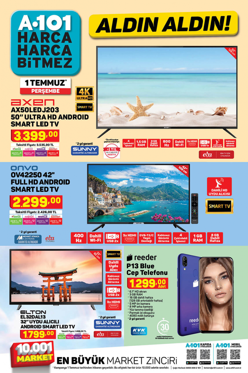 9  Temmuz A101 aktüel ürünler kataloğu | A101'de Kurban Bayramına özel şok indirimler! 12