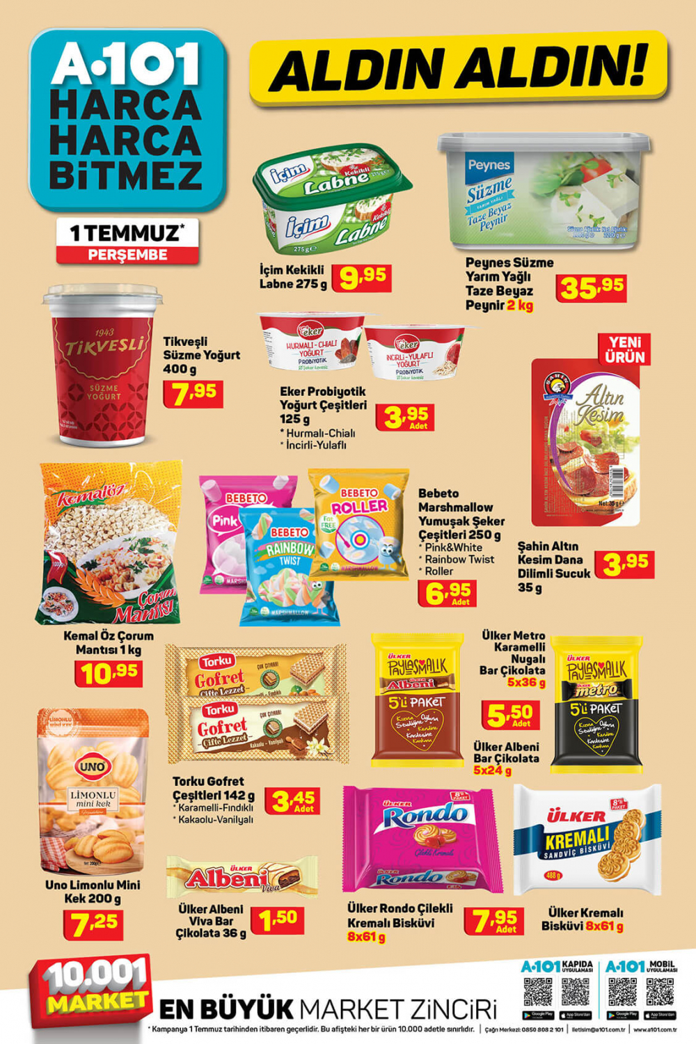9  Temmuz A101 aktüel ürünler kataloğu | A101'de Kurban Bayramına özel şok indirimler! 5