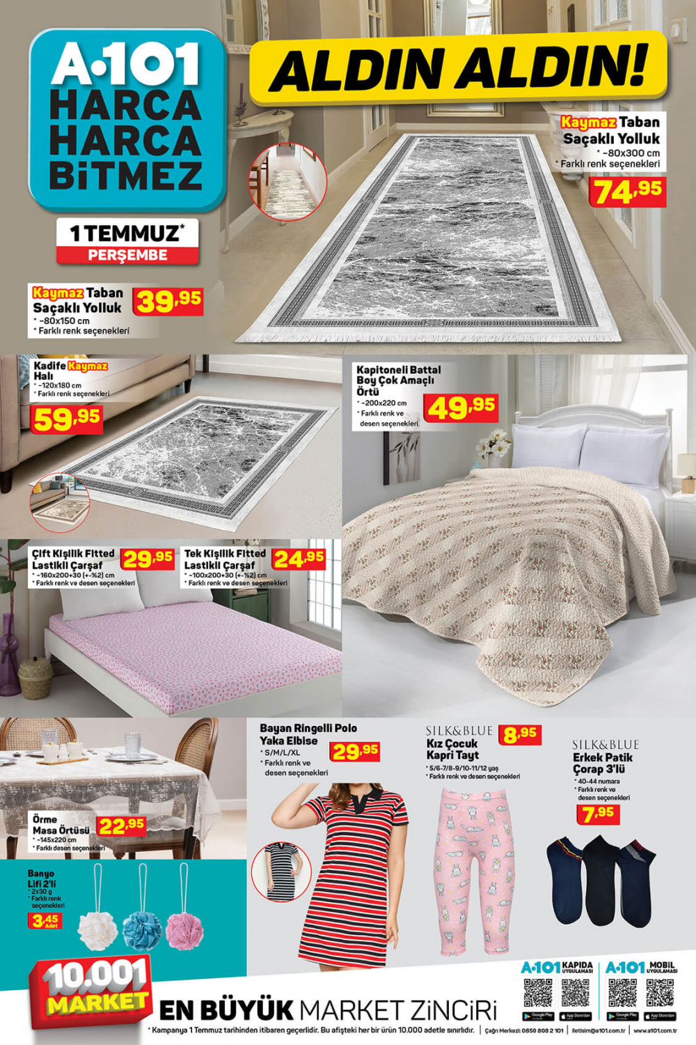 9  Temmuz A101 aktüel ürünler kataloğu | A101'de Kurban Bayramına özel şok indirimler! 6