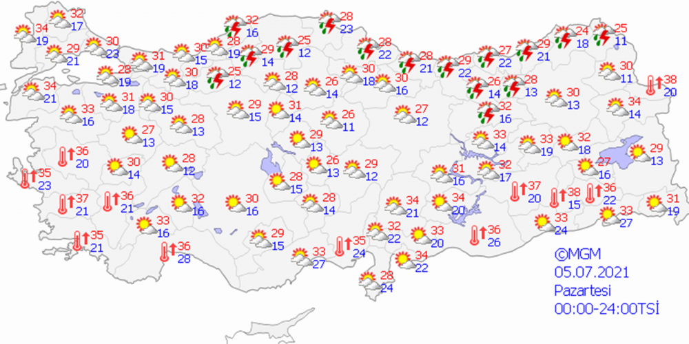 Hafta sonu için plan yapanlar dikkat! Meteoroloji Genel Müdürlüğü'nden flaş uyarı 11