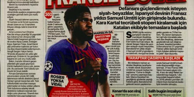 3 Temmuz 2021 Cumartesi bugünün spor manşetleri! Fenerbahçe'de Pereira dönemi, Beşiktaş'ta gündem transfer