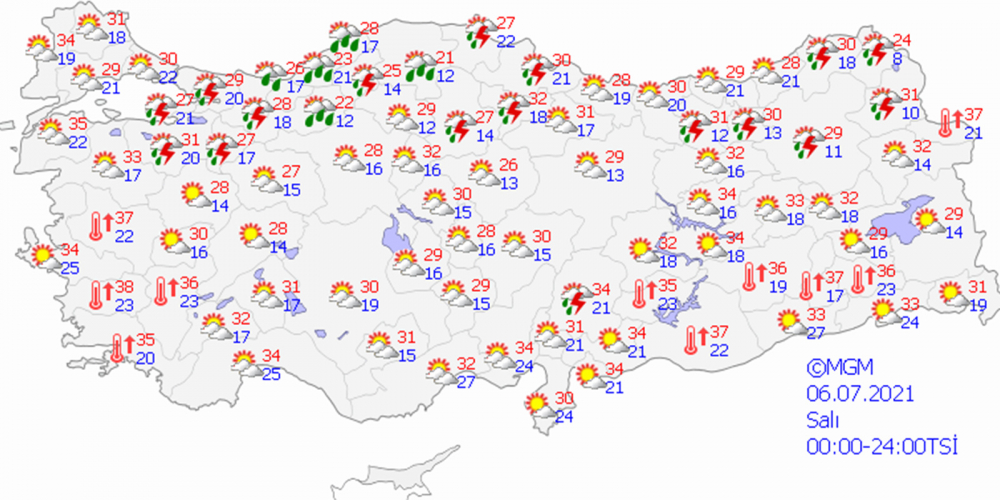 Meteoroloji Genel Müdürlüğü'nden için çok sayıda il için flaş uyarı! 7