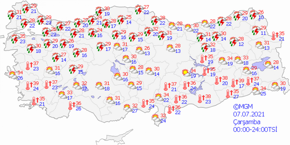 Meteoroloji Genel Müdürlüğü'nden için çok sayıda il için flaş uyarı! 8