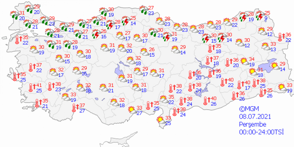 Meteoroloji Genel Müdürlüğü'nden için çok sayıda il için flaş uyarı! 9