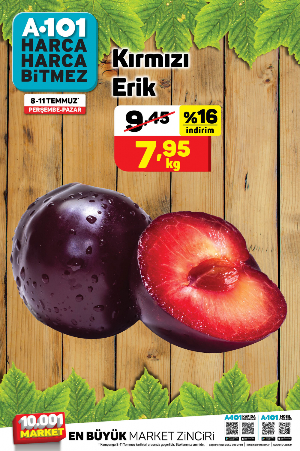 16 Temmuz A101 aktüel ürünler kataloğu | Sebze, meyve ve etlerde kaçırılmayacak indirimler! 1