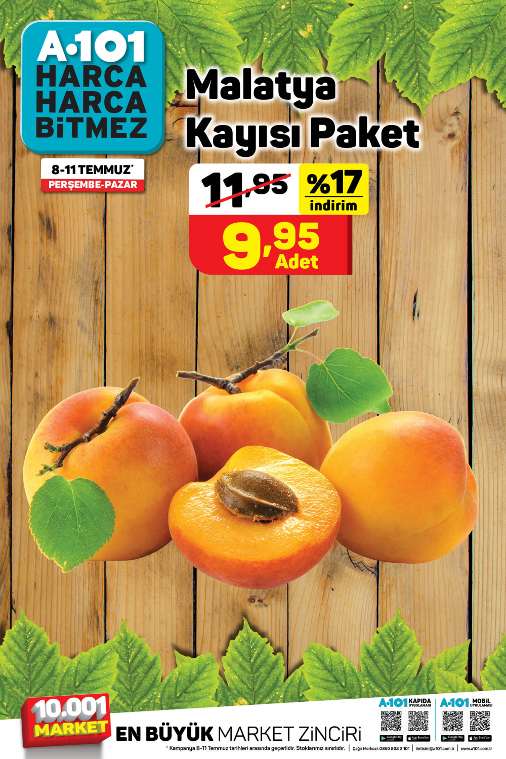 16 Temmuz A101 aktüel ürünler kataloğu | Sebze, meyve ve etlerde kaçırılmayacak indirimler! 13