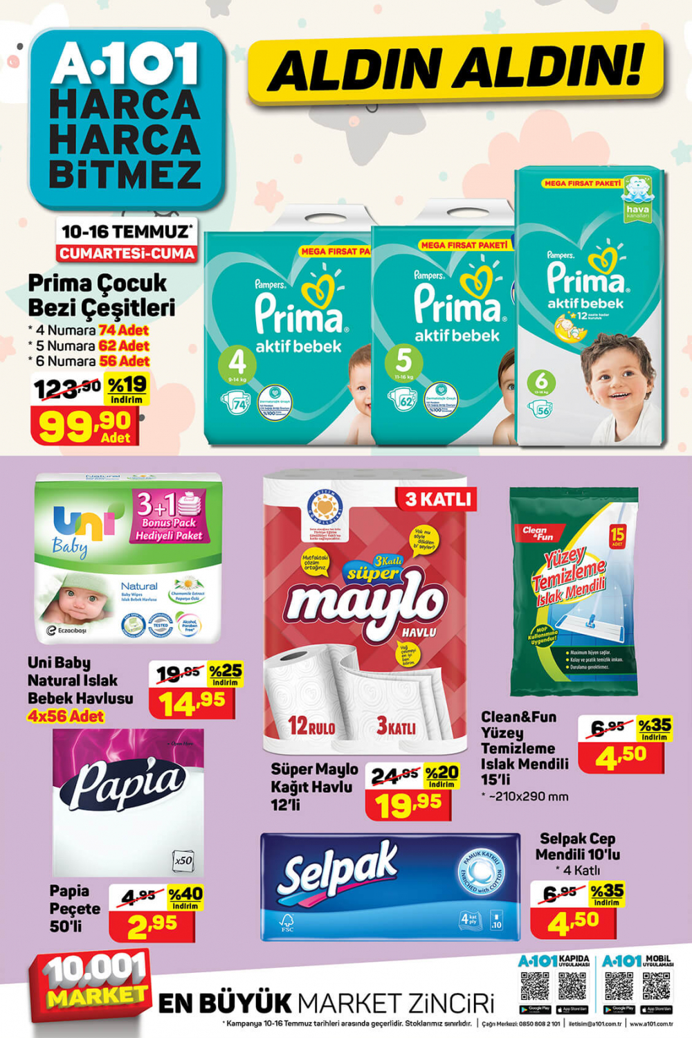 16 Temmuz A101 aktüel ürünler kataloğu |  Yılın en indirimli aldın aldın ürünleri 16 Temmuz'dan itibaren A101'de! 4