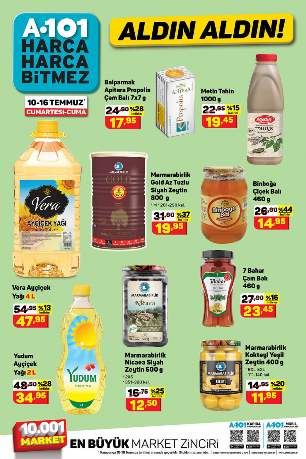 16 Temmuz A101 aktüel ürünler kataloğu |  Yılın en indirimli aldın aldın ürünleri 16 Temmuz'dan itibaren A101'de! 5
