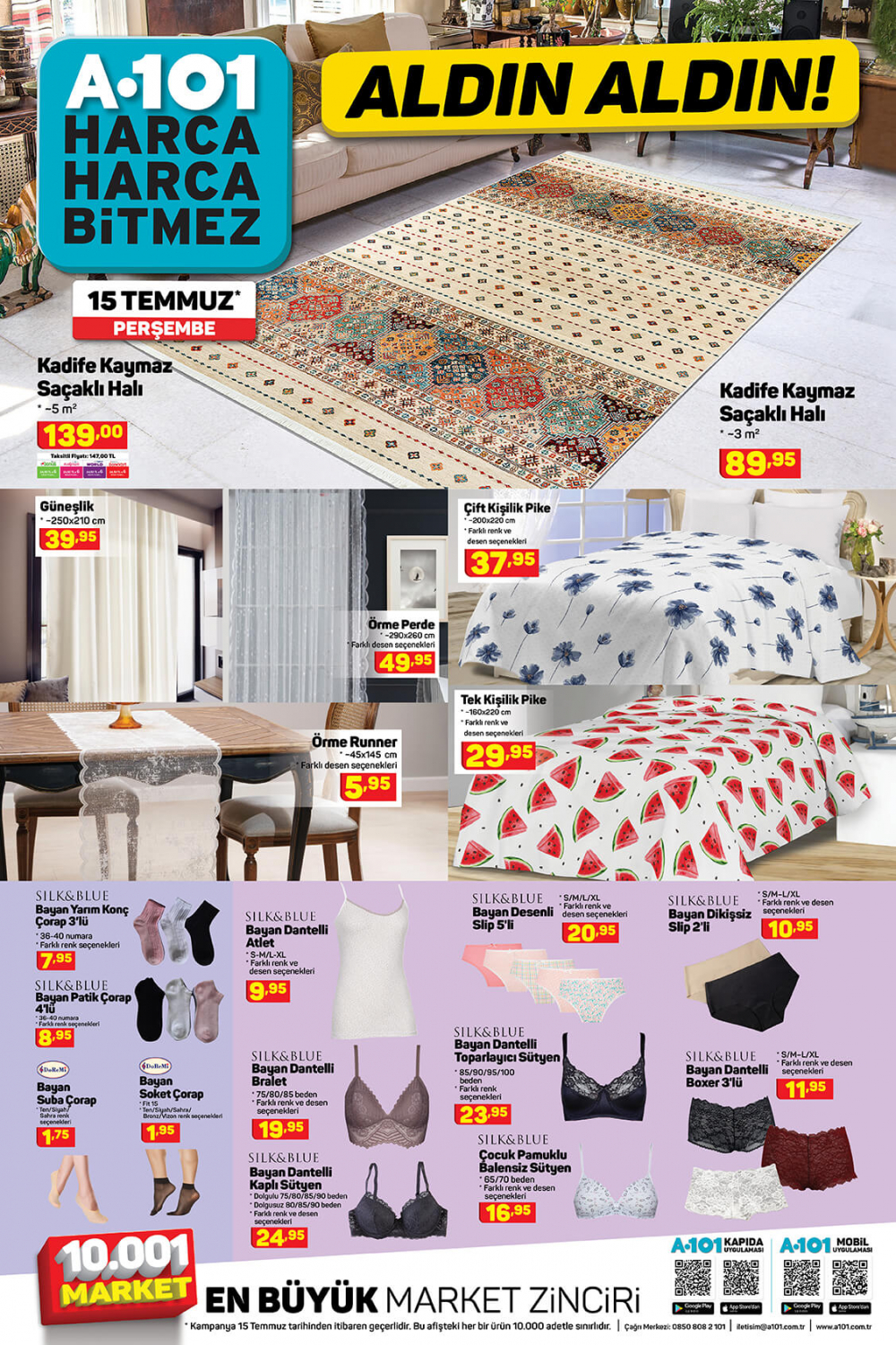 16 Temmuz A101 aktüel ürünler kataloğu |  Yılın en indirimli aldın aldın ürünleri 16 Temmuz'dan itibaren A101'de! 7