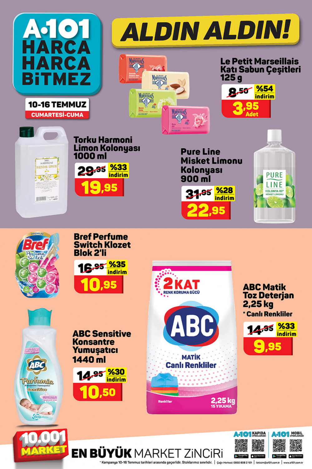 16 Temmuz A101 aktüel ürünler kataloğu |  Yılın en indirimli aldın aldın ürünleri 16 Temmuz'dan itibaren A101'de! 8