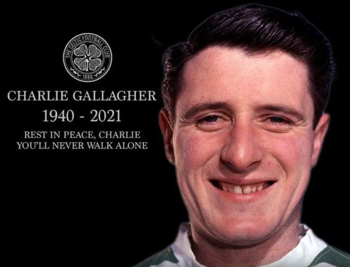 Celtic'in efsane forveti Charlie Gallagher yaşamını yitirdi 6