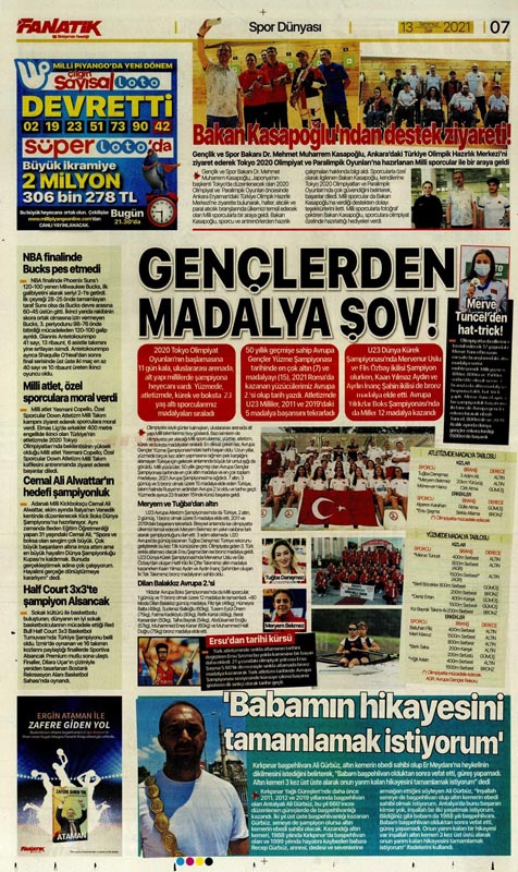 13 Temmuz 2021 günün spor manşetleri | Takımların transfer çalışmaları sürüyor 13