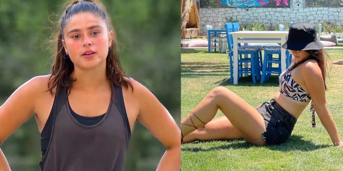 Açıldıkça Açıldı! Mini şortuyla poz veren Survivor Ayşe dikkatleri üzerine çekti!