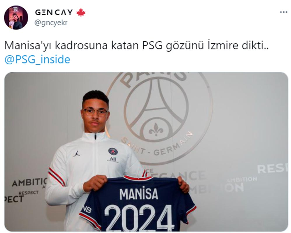 PSG Manisa'yı transfer etti | Sosyal medya yıkıldı 4