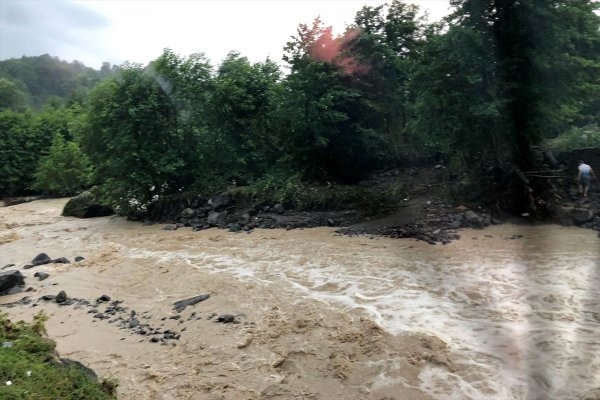 Ordu'da yaşanan sel felaketinin görüntüleri 1