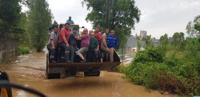 Ordu'da yaşanan sel felaketinin görüntüleri 11