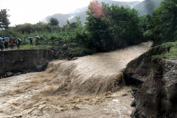 Ordu'da yaşanan sel felaketinin görüntüleri 18