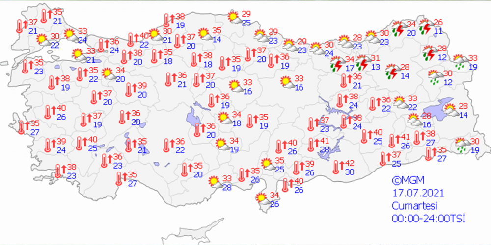 Meteoroloji Genel Müdürlüğü'nden flaş 'gök gürültülü sağanak' uyarısı 6