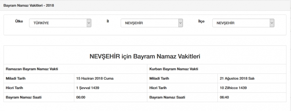 Diyanet İl, İl Kurban bayramı namaz saatleri tam liste - Bayram namazı saat kaçta 61