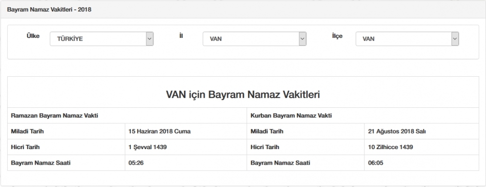 Diyanet İl, İl Kurban bayramı namaz saatleri tam liste - Bayram namazı saat kaçta 78