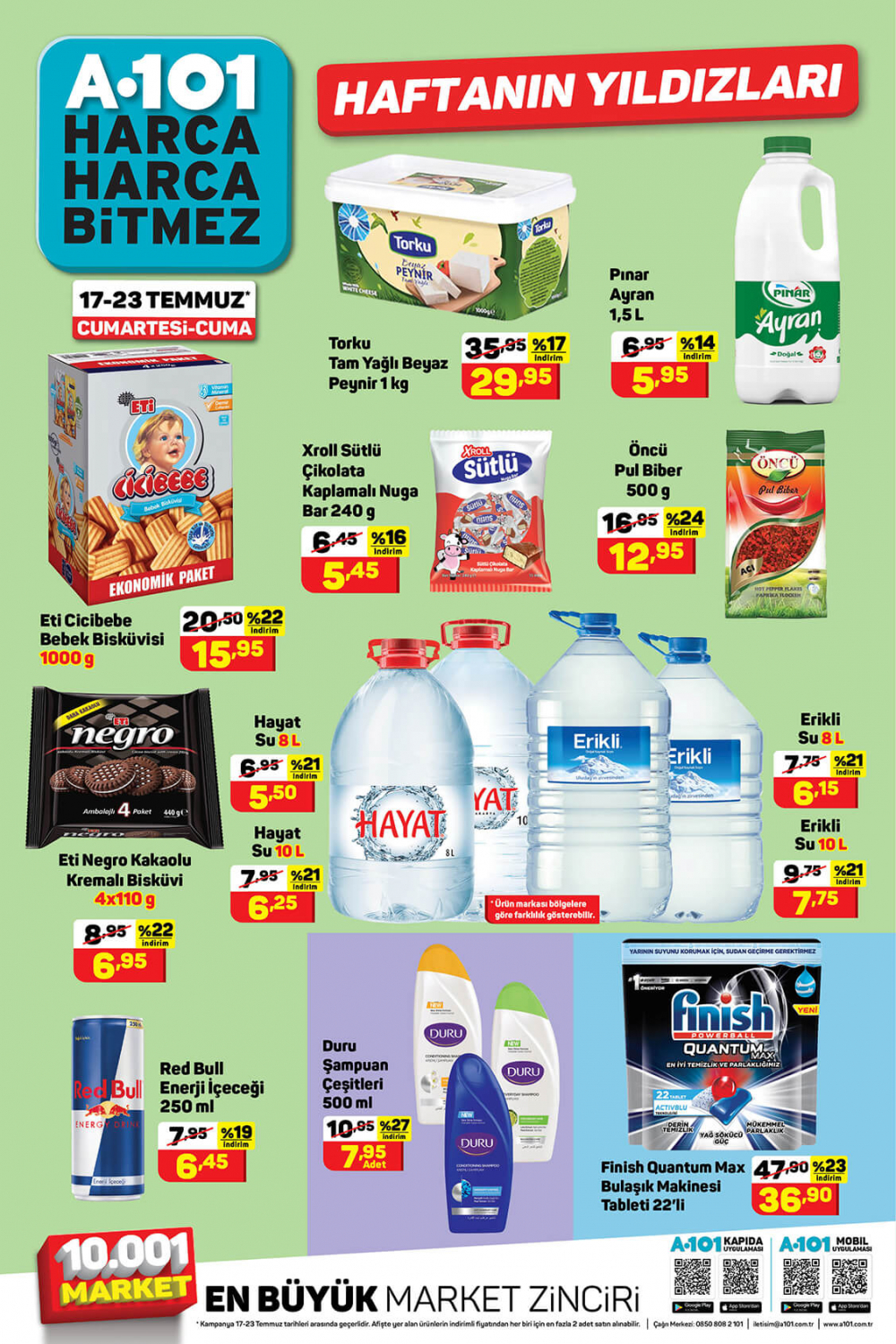 A101 haftanın yıldızları 22 Temmuz |22 Temmuz A101 aktüel ürünler kataloğu 1