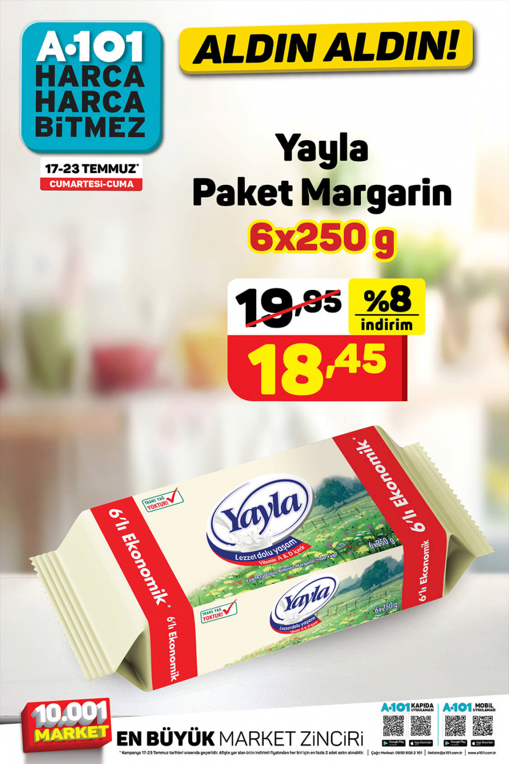 22 Temmuz A101 aktüel ürünler kataloğu  | A101 Aldın Aldın 22 Temmuz 13
