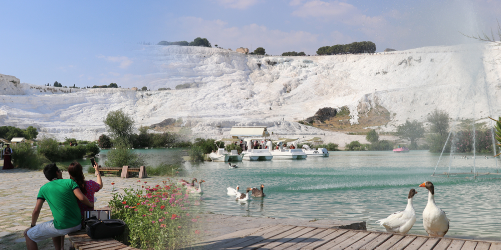 Tatilciler soluğu orada aldı! Pamukkale, salgın sonrası ziyaretçi rekoru kırdı 1