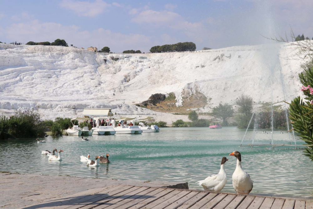 Tatilciler soluğu orada aldı! Pamukkale, salgın sonrası ziyaretçi rekoru kırdı 3