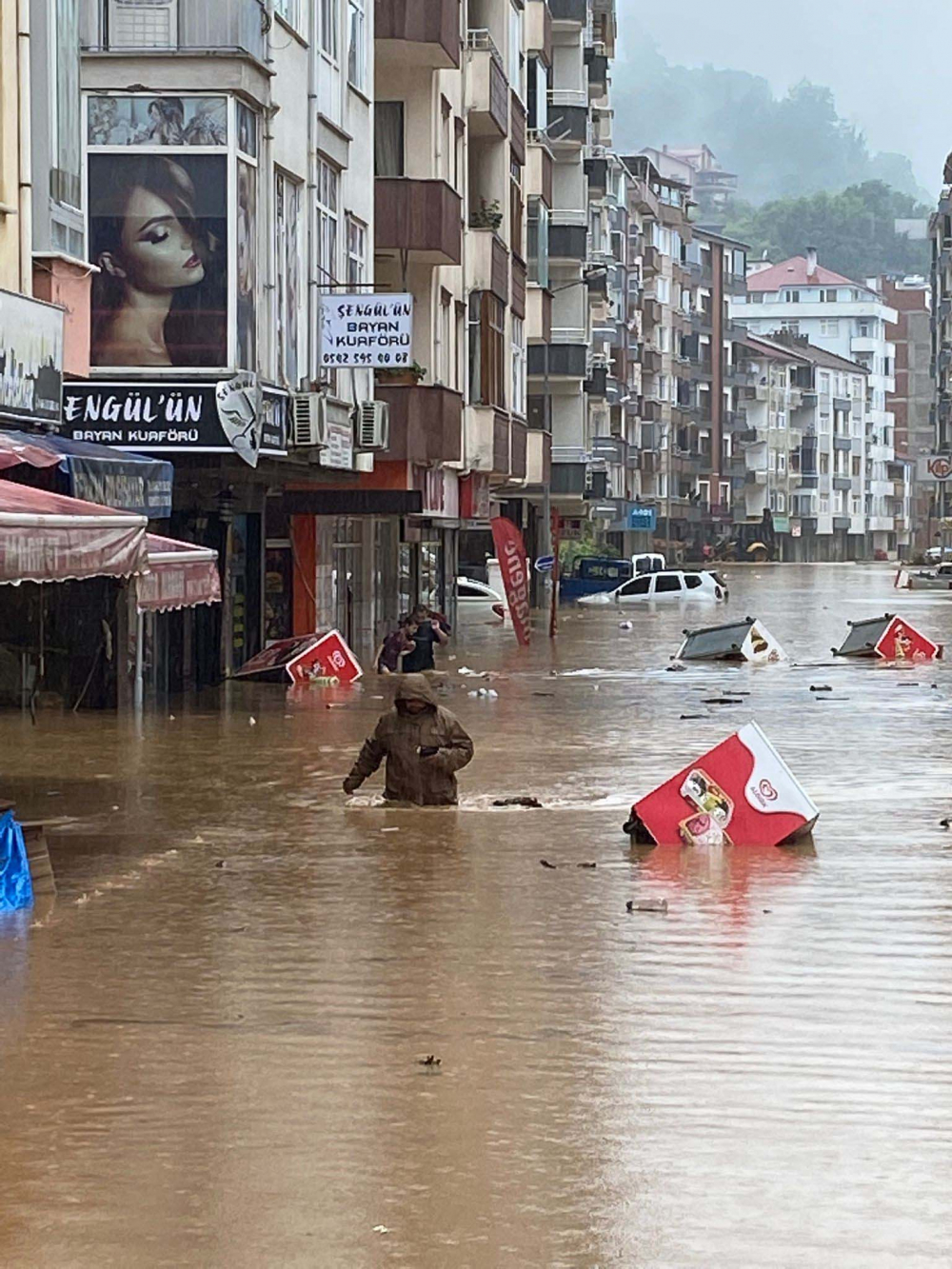 Önüne kattığı her şeyi sürükledi! Selin vurduğu Artvin'de felaketin boyutları gözler önüne serildi 4