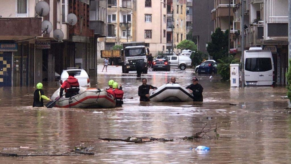 Önüne kattığı her şeyi sürükledi! Selin vurduğu Artvin'de felaketin boyutları gözler önüne serildi 8