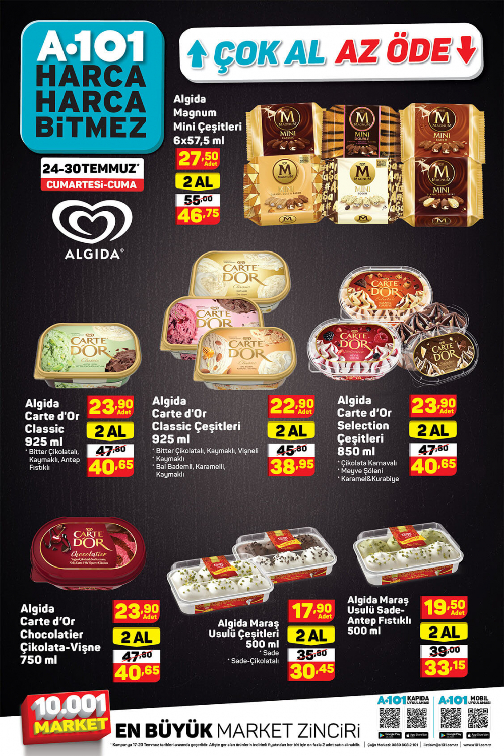 30 Temmuz A101 aktüel ürünler kataloğu | Ayçiçek yağı, Filiz çay ve Yoğurtta kaçırılmayacak indirimler! 2