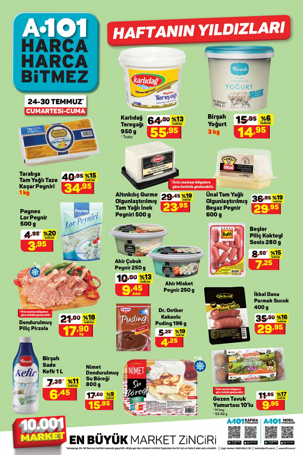 30 Temmuz A101 aktüel ürünler kataloğu | Ayçiçek yağı, Filiz çay ve Yoğurtta kaçırılmayacak indirimler! 3