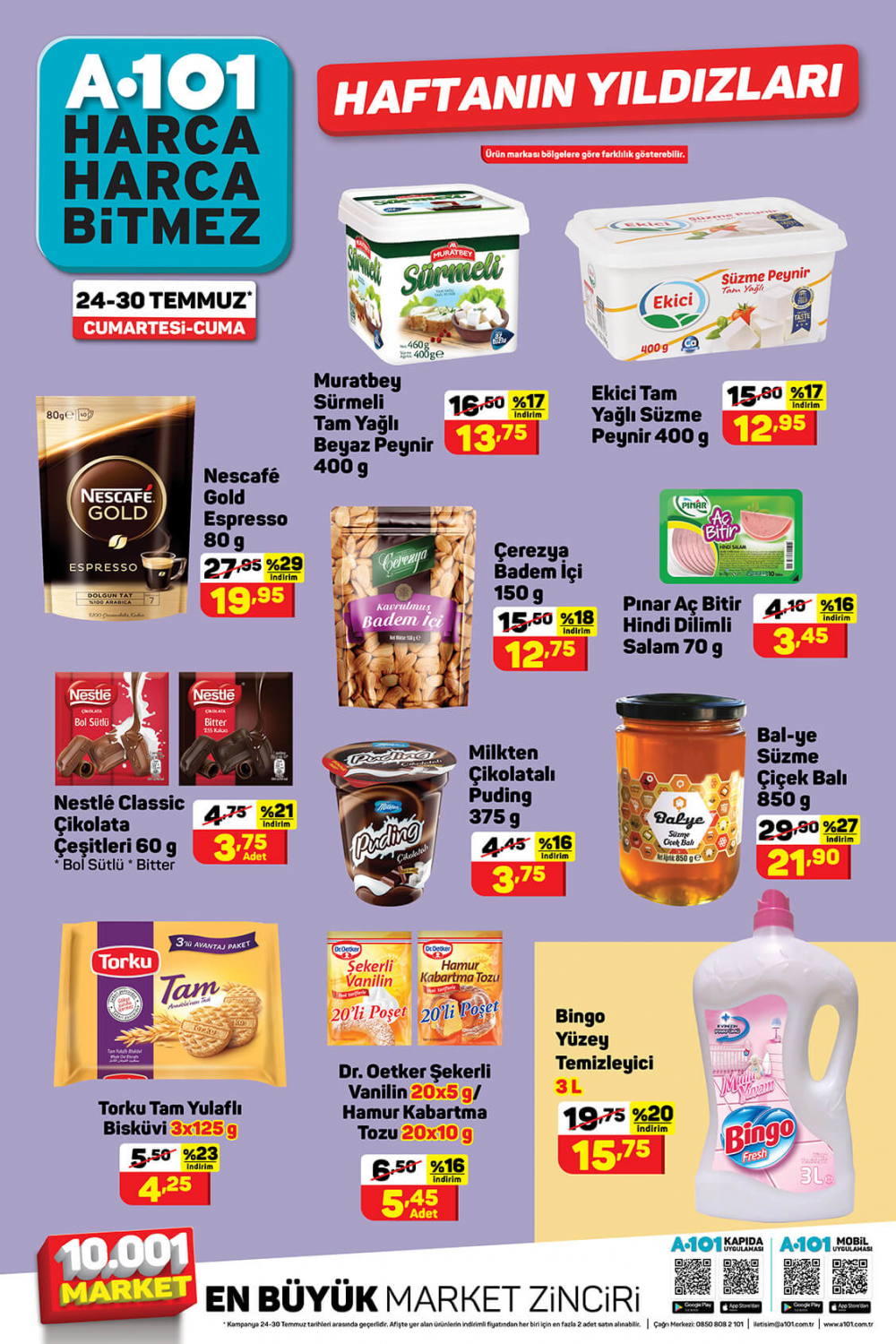 30 Temmuz A101 aktüel ürünler kataloğu | Ayçiçek yağı, Filiz çay ve Yoğurtta kaçırılmayacak indirimler! 4