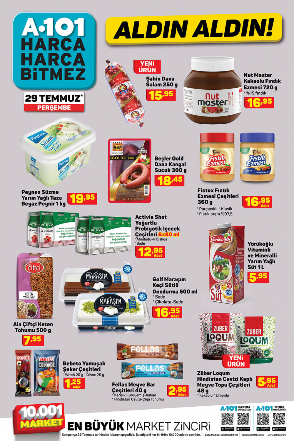 30 Temmuz A101 aktüel ürünler kataloğu |Aldın Aldın ürünleri: Çadır, Şişme yatak, Kamp sandalyesi ve dahası bu hafta A101'de 9